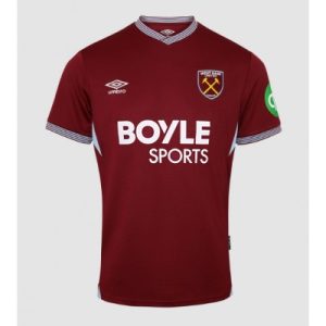 West Ham United 2025/26 Hemmatröja Herr Kortärmad Fotbollströja