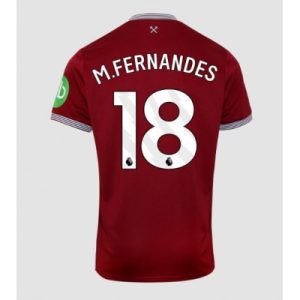 West Ham United 2025/26 Hemmatröja Herr Mateus Fernandes #18 Kortärmad Fotbollströja