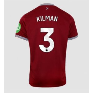 West Ham United 2025/26 Hemmatröja Herr Max Kilman #3 Kortärmad Fotbollströja
