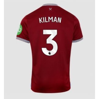West Ham United 2025/26 Hemmatröja Herr Max Kilman #3 Kortärmad Fotbollströja