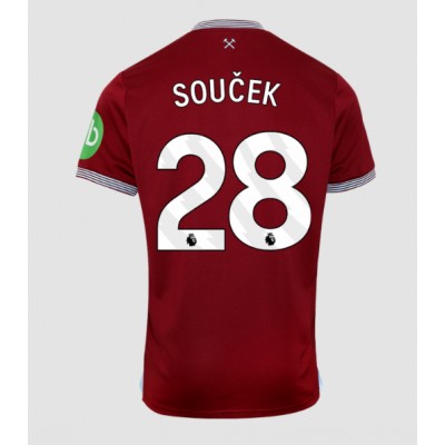 West Ham United 2025/26 Hemmatröja Herr Tomas Soucek #28 Kortärmad Fotbollströja 1 West Ham United 2025/26 Hemmatröja Herr Tomas Soucek #28 Kortärmad Fotbollströja