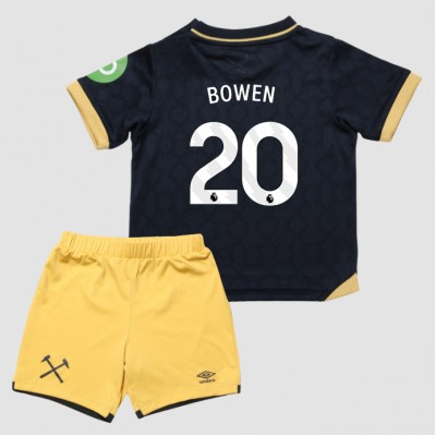 West Ham United 2025/26 Tredjetröja Barn Set – Jarrod Bowen #20 Kortärmad Fotbollströja med Shorts 1 West Ham United 2025/26 Tredjetröja Barn Set – Jarrod Bowen #20 Kortärmad Fotbollströja med Shorts
