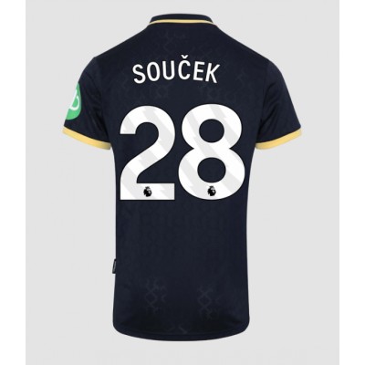 West Ham United 2025/26 Tredjetröja Herr Tomas Soucek #28 Kortärmad Fotbollströja West Ham United 2025/26 Tredjetröja Herr Tomas Soucek #28 Kortärmad Fotbollströja
