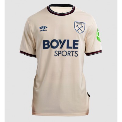 West Ham United Bortatröja 2025-26 Herr Kortärmad Fotbollströja