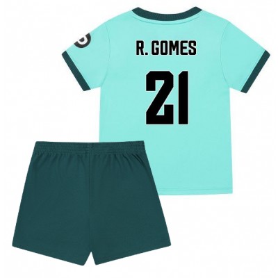 Wolves FC 2025/26 Bortatröja Barn Set – Rodrigo Gomes #21 Kortärmad Fotbollströja med Shorts 1 Wolves FC 2025/26 Bortatröja Barn Set – Rodrigo Gomes #21 Kortärmad Fotbollströja med Shorts