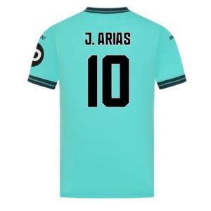 Wolves FC 2025/26 Bortatröja Herr Jhon Arias #10 Kortärmad Fotbollströja