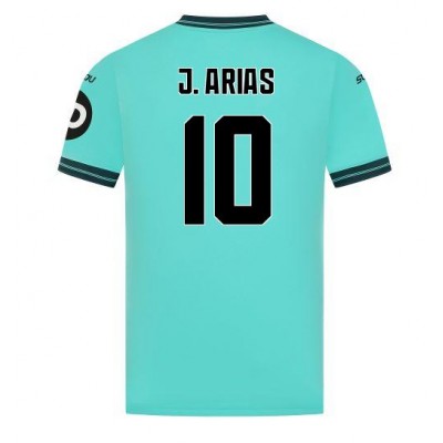 Wolves FC 2025/26 Bortatröja Herr Jhon Arias #10 Kortärmad Fotbollströja