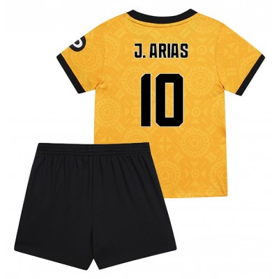 Wolves FC 2025/26 Hemmatröja Barn Set – Jhon Arias #10 Kortärmad Fotbollströja med Shorts 1 Wolves FC 2025/26 Hemmatröja Barn Set – Jhon Arias #10 Kortärmad Fotbollströja med Shorts