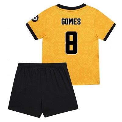 Wolves FC 2025/26 Hemmatröja Barn Set – João Gomes #8 Kortärmad Fotbollströja med Shorts