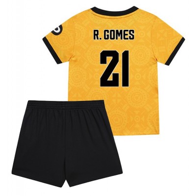 Wolves FC 2025/26 Hemmatröja Barn Set – Rodrigo Gomes #21 Kortärmad Fotbollströja med Shorts Wolves FC 2025/26 Hemmatröja Barn Set – Rodrigo Gomes #21 Kortärmad Fotbollströja med Shorts