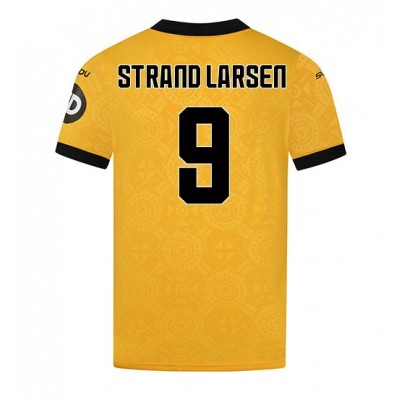 Wolves FC 2025/26 Hemmatröja Herr Jørgen Strand Larsen #9 Kortärmad Fotbollströja