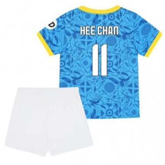Wolves FC 2025/26 Tredjetröja Barn Set – Hwang Hee‑chan #11 Kortärmad Fotbollströja med Shorts