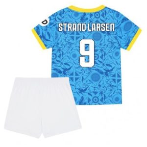 Wolves FC 2025/26 Tredjetröja Barn Set – Jørgen Strand Larsen #9 Kortärmad Fotbollströja med Shorts