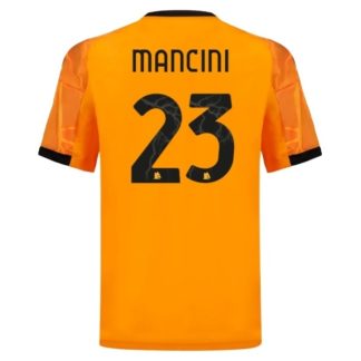 AS Roma Gianluca Mancini #23 Bortatröja 2025/26 Herr Kortärmad Fotbollströja