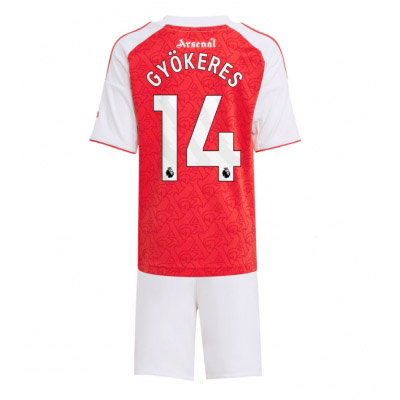 Arsenal Viktor Gyökeres #14 Hemmatröja 2025/26 Barn – Kortärmad Fotbollströja med Shorts 1 Arsenal Viktor Gyokeres #14 Hemmatröja 2025/26 Barn – Kortärmad Fotbollströja med Shorts