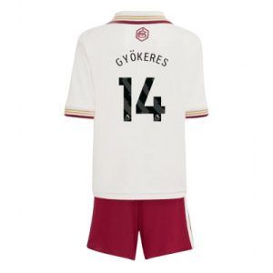 Arsenal Viktor Gyokeres #14 Tredjetröja 2025/26 Barn – Kortärmad Fotbollströja med Shorts