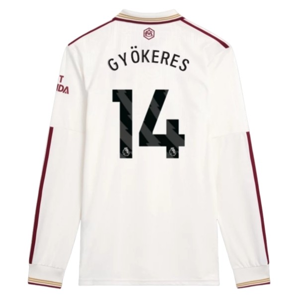 Arsenal Viktor Gyökeres #14 Tredjetröja 2025/26 Herr Långärmad Fotbollströja 1 Arsenal Viktor Gyökeres #14 Tredjetröja 2025/26 Herr Långärmad Fotbollströja