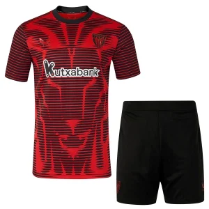 Athletic Bilbao 2025/26 Fjärdetröja Barn – Kortärmad Fotbollströja med Shorts