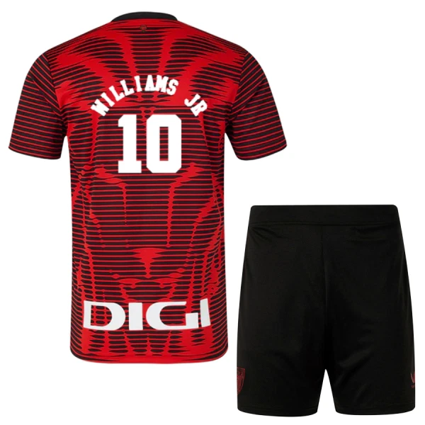 Athletic Bilbao Fjärdetröja 2025/26 Barn Set – Nico Williams #10 Kortärmad Fotbollströja med Shorts 1 Athletic Bilbao Fjärdetröja 2025/26 Barn Set – Nico Williams #10 Kortärmad Fotbollströja med Shorts