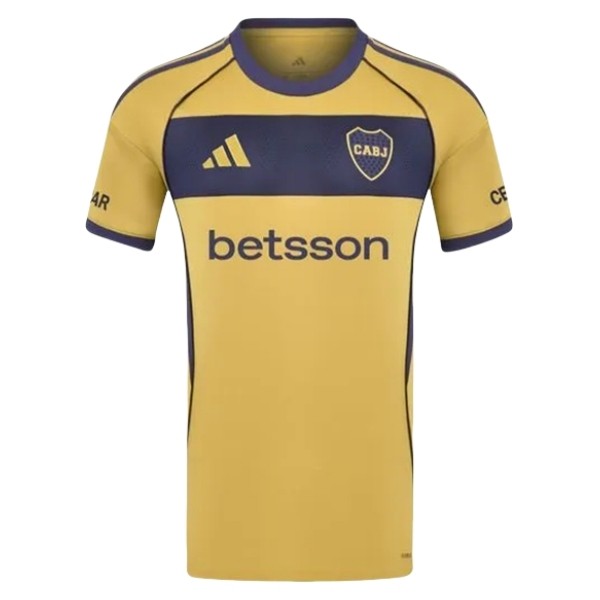 Boca Juniors 2025/26 Bortatröja Herr Kortärmad Fotbollströja