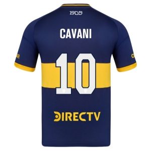 Boca Juniors Edinson Cavani #10 Hemmatröja 2025/26 Herr Kortärmad Fotbollströja