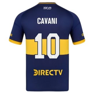 Boca Juniors Edinson Cavani #10 Hemmatröja 2025/26 Herr Kortärmad Fotbollströja