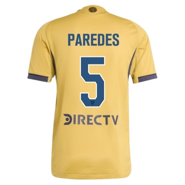 Boca Juniors Leandro Paredes #5 Bortatröja 2025/26 Herr Kortärmad Fotbollströja 1 Boca Juniors Leandro Paredes #5 Bortatröja 2025/26 Herr Kortärmad Fotbollströja