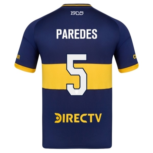 Boca Juniors Leandro Paredes #5 Hemmatröja 2025/26 Herr Kortärmad Fotbollströja 1 Boca Juniors Leandro Paredes #5 Hemmatröja 2025/26 Herr Kortärmad Fotbollströja