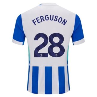 Brighton & Hove Albion Evan Ferguson #28 Hemmatröja 2025/26 Herr Kortärmad Fotbollströja