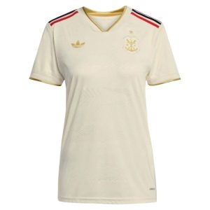 CR Flamengo 2025/26 Tredjetröja Dam Kortärmad Fotbollströjav