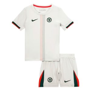 Chelsea FC Bortaställ Barn 2025/26 – Kortärmad Fotbollströja med Shorts