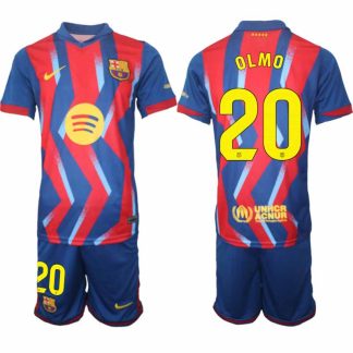 FC Barcelona Dani Olmo #20 Fjärdetröja 2025/26 Herr Fotbollsställ – Tröja & Shorts