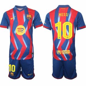 FC Barcelona Lionel Messi #10 Fjärdetröja 2025/26 Herr – Fotbollströja + Shorts