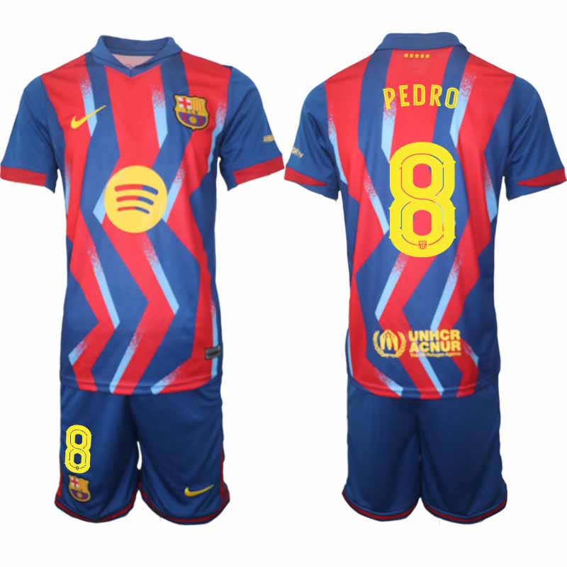 FC Barcelona Pedri #8 Fjärdetröja 2025/26 Herr – Fotbollströja + Shorts 1 FC Barcelona Pedri #8 Fjärdetröja 2025/26 Herr – Fotbollströja + Shorts