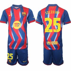 FC Barcelona Wojciech Szczesny #25 Fjärdetröja 2025/26 Herr – Fotbollströja + Shorts
