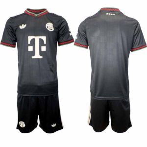 FC Bayern München 2025/26 Tredjeställ Herr Kortärmad Fotbollströja + Shorts