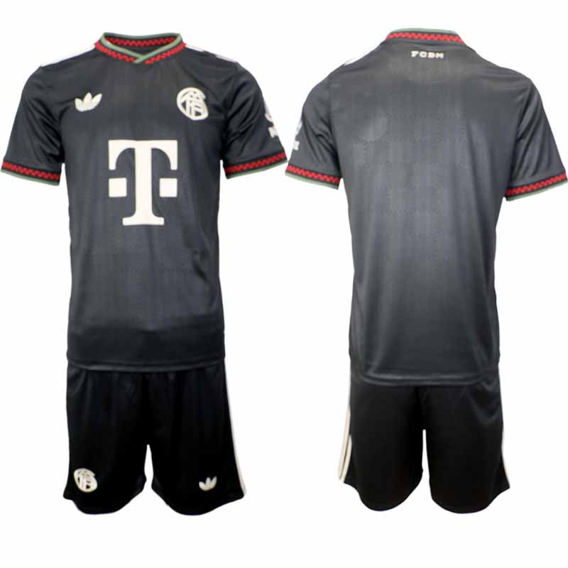FC Bayern München 2025/26 Tredjeställ Herr Kortärmad Fotbollströja + Shorts 1 FC Bayern München 2025/26 Tredjeställ Herr Kortärmad Fotbollströja + Shorts