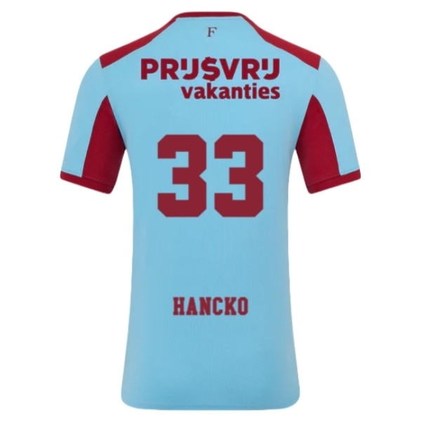 Feyenoord Dávid Hancko #33 Tredjetröja 2025/26 Herr Kortärmad Fotbollströja