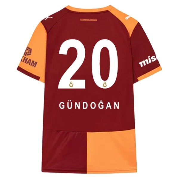 Galatasaray İlkay Gündoğan #20 Hemmatröja 2025/26 Herr Kortärmad Fotbollströja