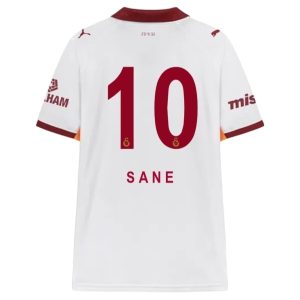 Galatasaray Leroy Sané #10 Bortatröja 2025/26 Herr Kortärmad Fotbollströja