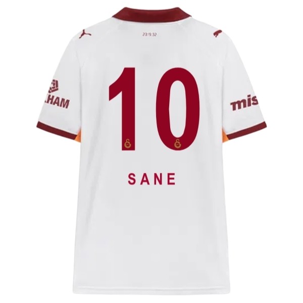Galatasaray Leroy Sané #10 Bortatröja 2025/26 Herr Kortärmad Fotbollströja Galatasaray Leroy Sané #10 Bortatröja 2025/26 Herr Kortärmad Fotbollströja