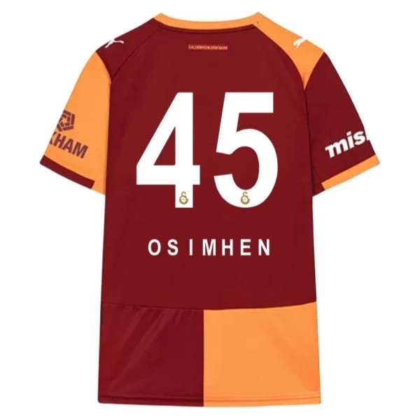 Galatasaray Victor Osimhen #45 Hemmatröja 2025/26 Herr Kortärmad Fotbollströja 1 Galatasaray Victor Osimhen #45 Hemmatröja 2025/26 Herr Kortärmad Fotbollströja