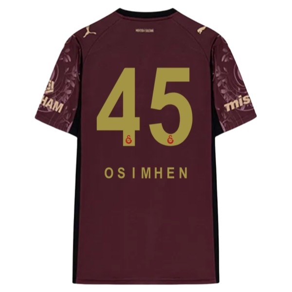 Galatasaray Victor Osimhen #45 Tredjetröja 2025/26 Herr Kortärmad Fotbollströja Galatasaray Victor Osimhen #45 Tredjetröja 2025/26 Herr Kortärmad Fotbollströja