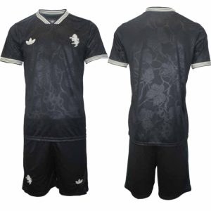 Juventus Tredjeställ 2025/26 Herr Kortärmad Fotbollströja med Shorts