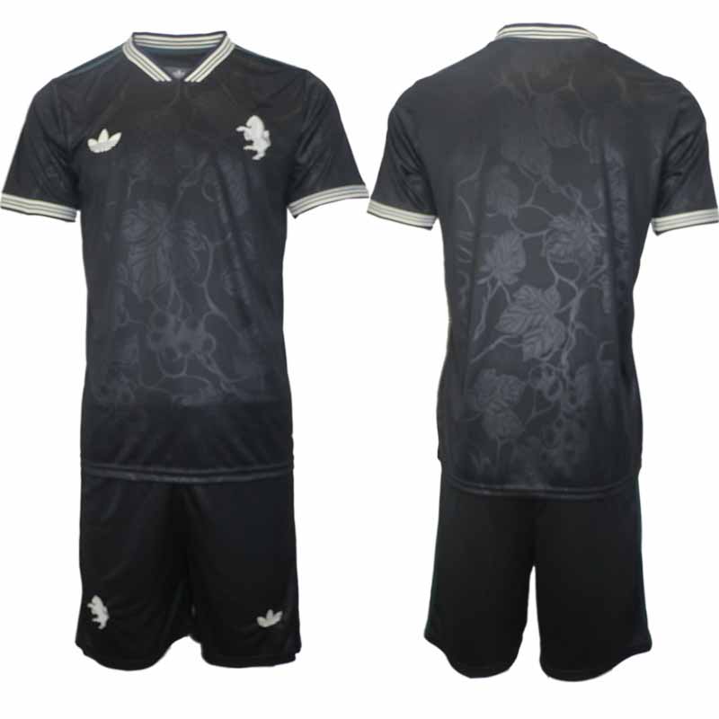 Juventus Tredjeställ 2025/26 Herr Kortärmad Fotbollströja med Shorts