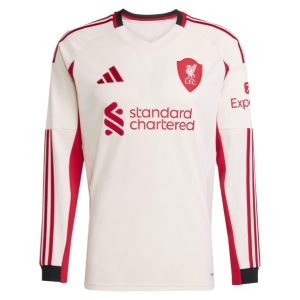 Liverpool 2025/26 Bortatröja Långärmad Herr Fotbollströja