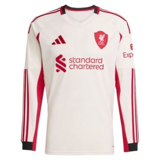 Liverpool 2025/26 Bortatröja Långärmad Herr Fotbollströja