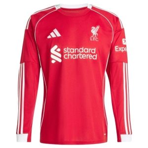 Liverpool 2025/26 Hemmatröja Långärmad Herr Fotbollströja