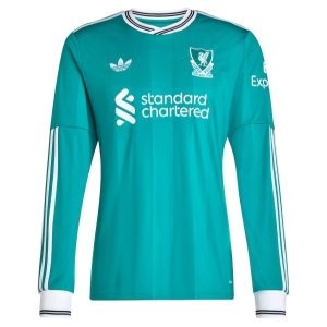 Liverpool 2025/26 Tredjetröja Långärmad Herr Fotbollströja