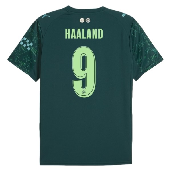 Manchester City Erling Haaland #9 Fjärdetröja 2025/26 Herr Kortärmad Fotbollströja 1 Manchester City Erling Haaland #9 Fjärdetröja 2025/26 Herr Kortärmad Fotbollströja